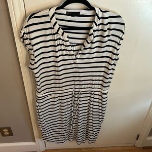 Gibson, size medium, striped tie-waist dress